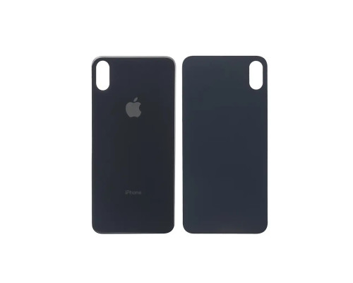 Задня кришка корпусу Apple iPhone XS Max Black, великий виріз під камеру