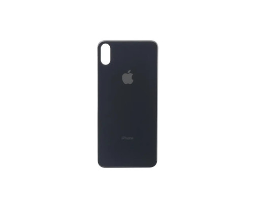 Задня кришка корпусу Apple iPhone XS Max Black, великий виріз під камеру