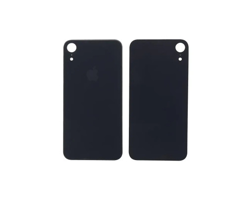 Задня кришка корпусу Apple iPhone XR Black, великий виріз під камеру