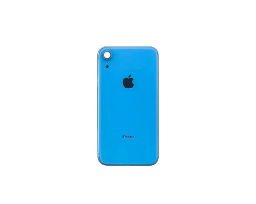 Задня кришка корпусу Apple iPhone XR Blue, великий виріз під камеру