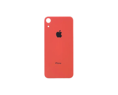 Задня кришка корпусу Apple iPhone XR Coral, великий виріз під камеру