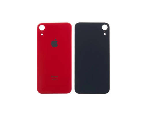 Задня кришка корпусу Apple iPhone XR Red, великий виріз під камеру