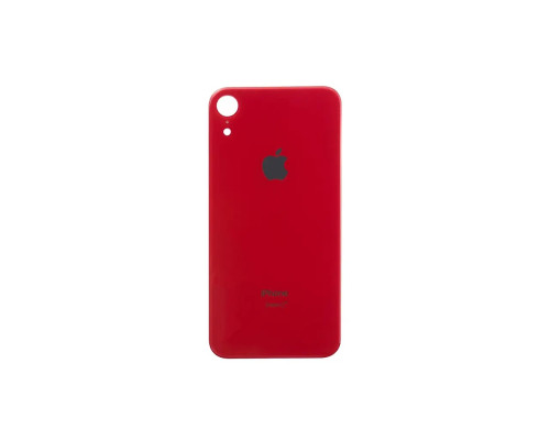 Задня кришка корпусу Apple iPhone XR Red, великий виріз під камеру