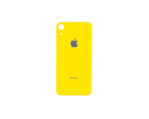 Задня кришка корпусу Apple iPhone XR Yellow, великий виріз під камеру