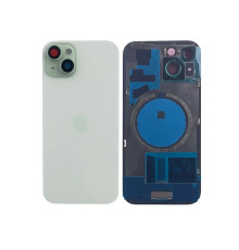 Задня кришка корпусу Apple iPhone 15 Green, звичайний виріз в зборі зі склом камери
