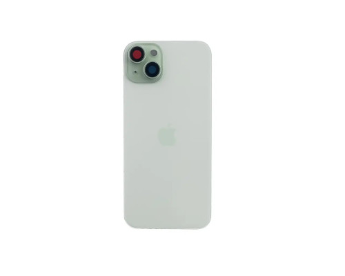 Задня кришка корпусу Apple iPhone 15 Green, звичайний виріз в зборі зі склом камери