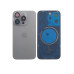 Задня кришка корпусу Apple iPhone 15 Pro Natural Titanium, звичайний виріз в зборі зі склом камери