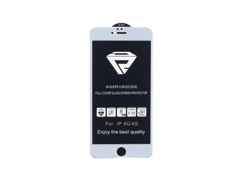 Захисне скло 10D Full Glue Protect для Apple iPhone 6/6S White