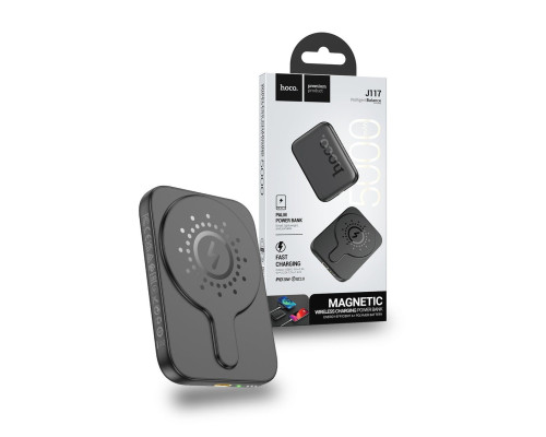 Зовнішній акумулятор Hoco J117 5000mAh 15W/PD20W/QC3.0 Black