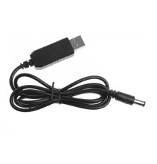 Кабель для роутера від повербанка DC-USB 9V Black