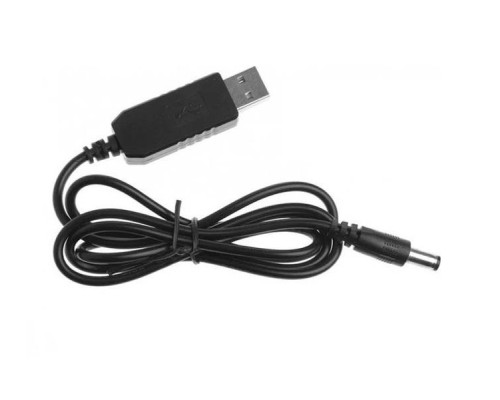 Кабель для роутера від повербанка DC-USB 9V Black