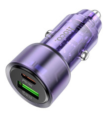 Автомобільний зарядний пристрій Hoco Z52 38W/PD20W/QC3.0 Purple