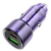 Автомобільний зарядний пристрій Hoco Z52 38W/PD20W/QC3.0 Purple