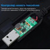 Кабель для роутера з перетворювачем на 12V, DC 2.1x5.5mm, USB 5V-12V, 1m, Black