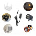 Кабель для роутера з перетворювачем на 12V, DC 2.1x5.5mm, USB 5V-12V, 1m, Black