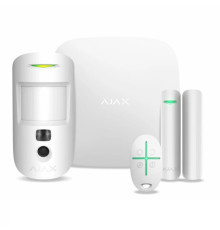 Комплект охоронної сигналізації Ajax StarterKit Cam Plus White