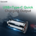 Автомобільний зарядний пристрій Baseus Circular Plastic QC 4.0 + PD3.0 30W USB + Type-C 5A Чорний